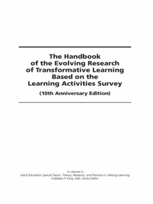 cover image of The Handbook of the Evolving Research of Transformative Learning